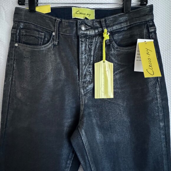 Sam Edelman Circus NY Womens  High-Rise Slim Straight Blue Denim Jeans Size 31 - Picture 2 of 11